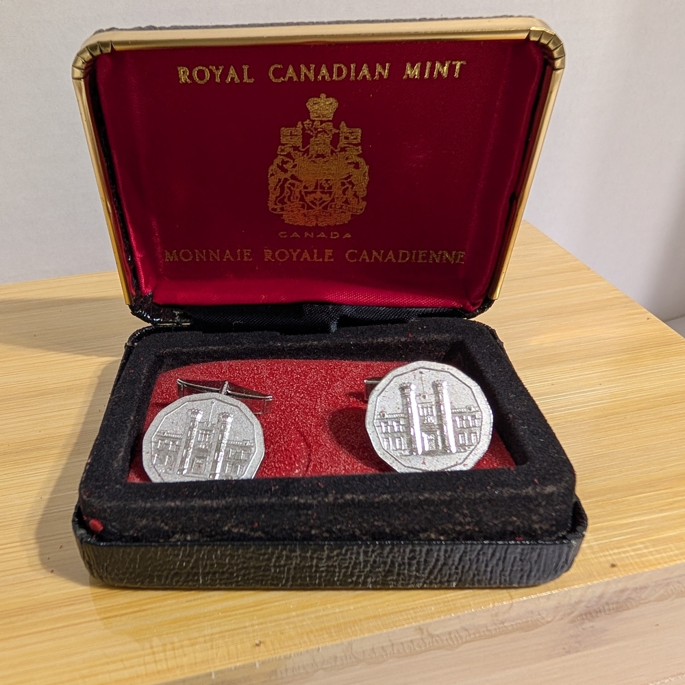 Silver Cufflinks RCM MINT Canadian